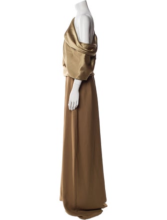 Amsale Asymmetrical Jumpsuit