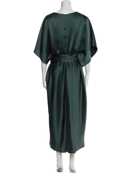 Amsale Bateau Neckline Long Dress