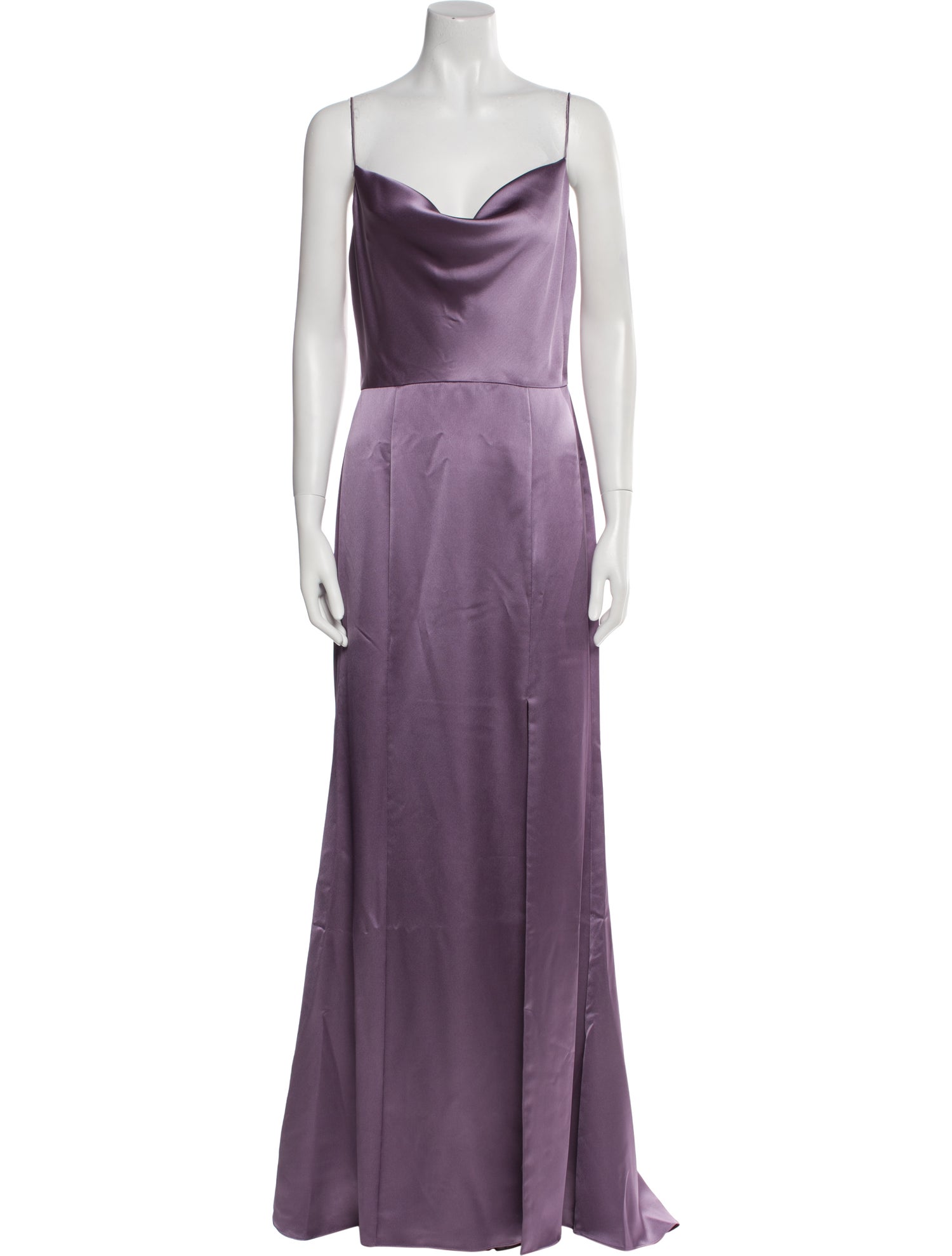 Amsale Cowl Neck Long Dress