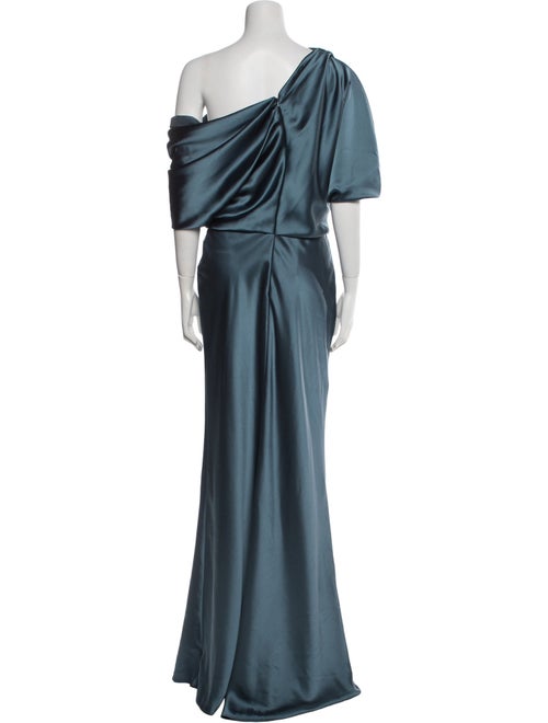 Amsale One-Shoulder Long Dress