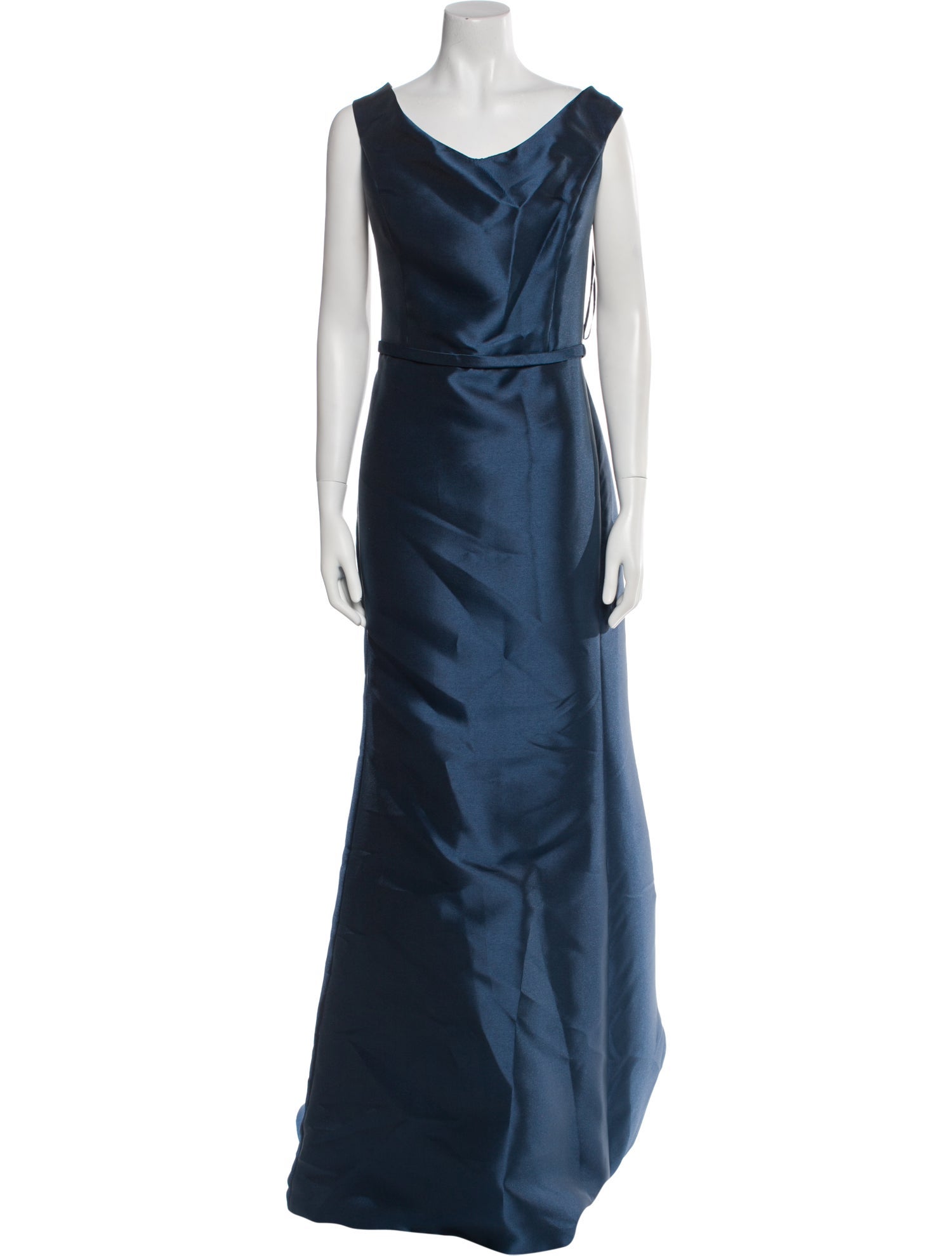 Amsale Cowl Neck Long Dress