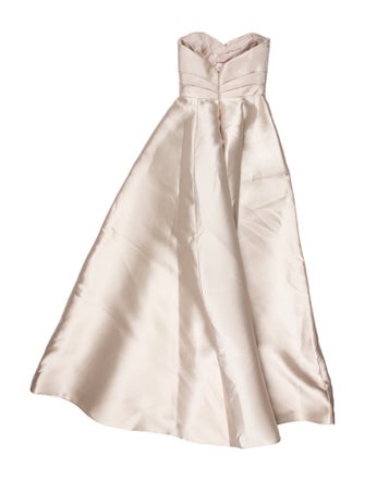 Amsale One-Shoulder Long Dress