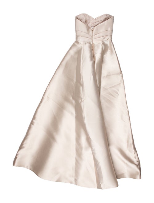 Amsale One-Shoulder Long Dress