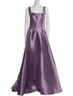 Amsale Square Neckline Long Dress