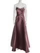 Amsale Strapless Long Dress