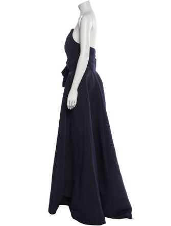 Amsale Strapless Long Dress