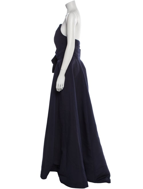 Amsale Strapless Long Dress