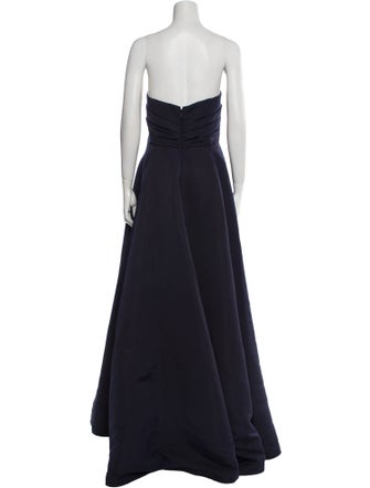 Amsale Strapless Long Dress