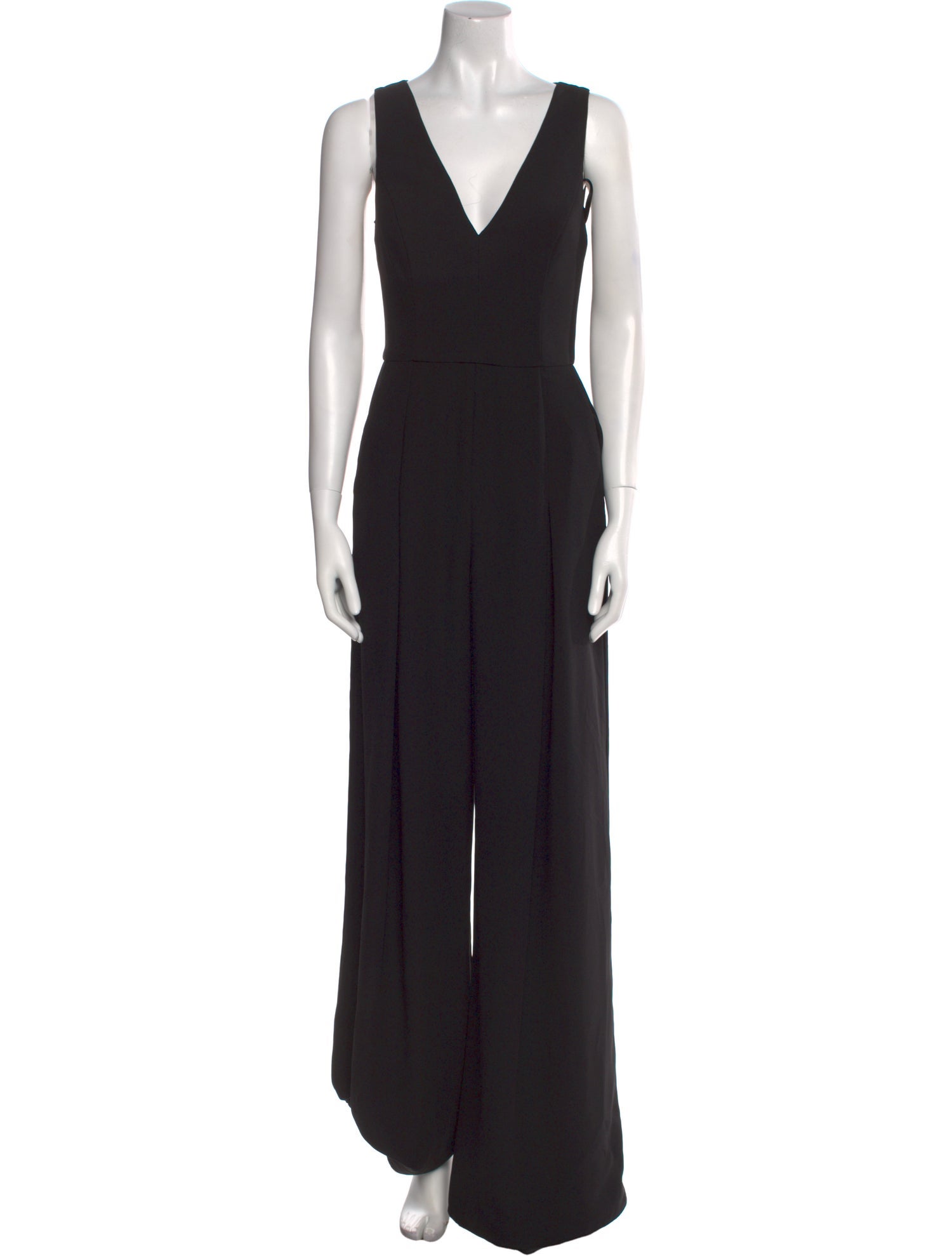 Amsale V-Neck Jumpsuit