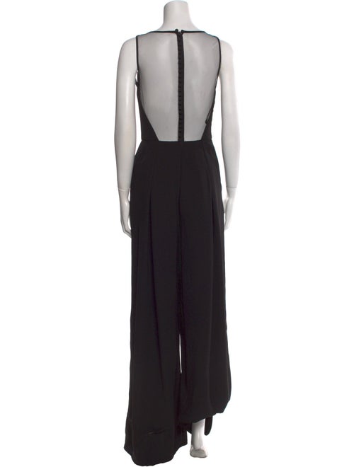 Amsale V-Neck Jumpsuit