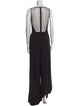 Amsale V-Neck Jumpsuit