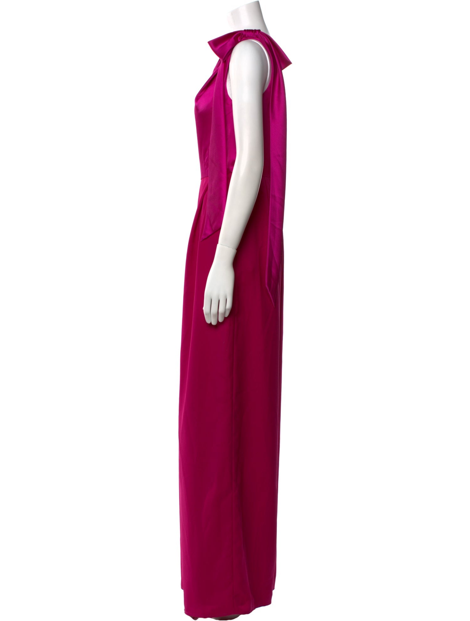 Amsale One-Shoulder Jumpsuit