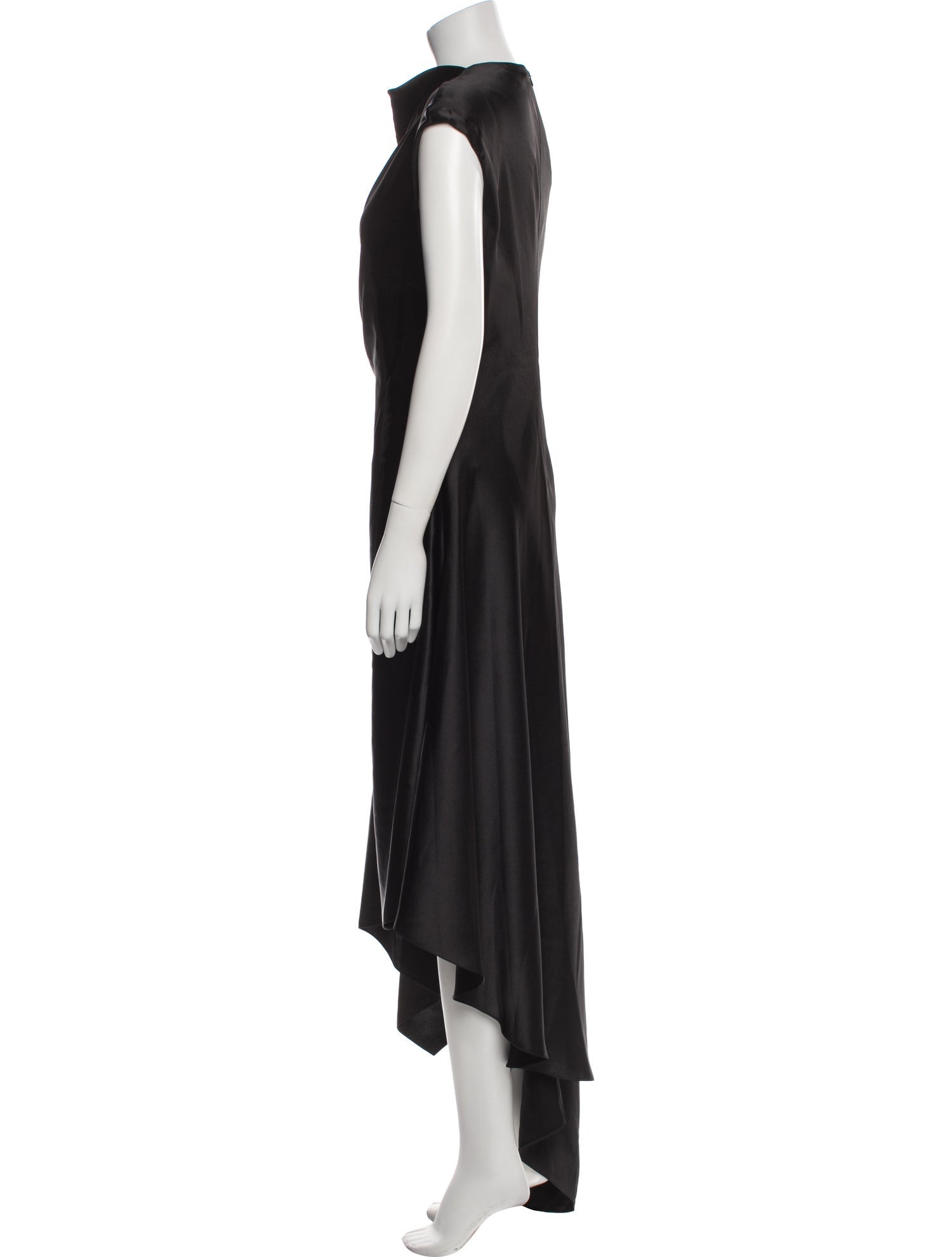 Amsale Cowl Neck Long Dress