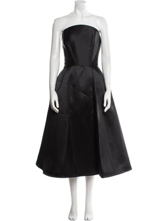 Amsale Strapless Long Dress