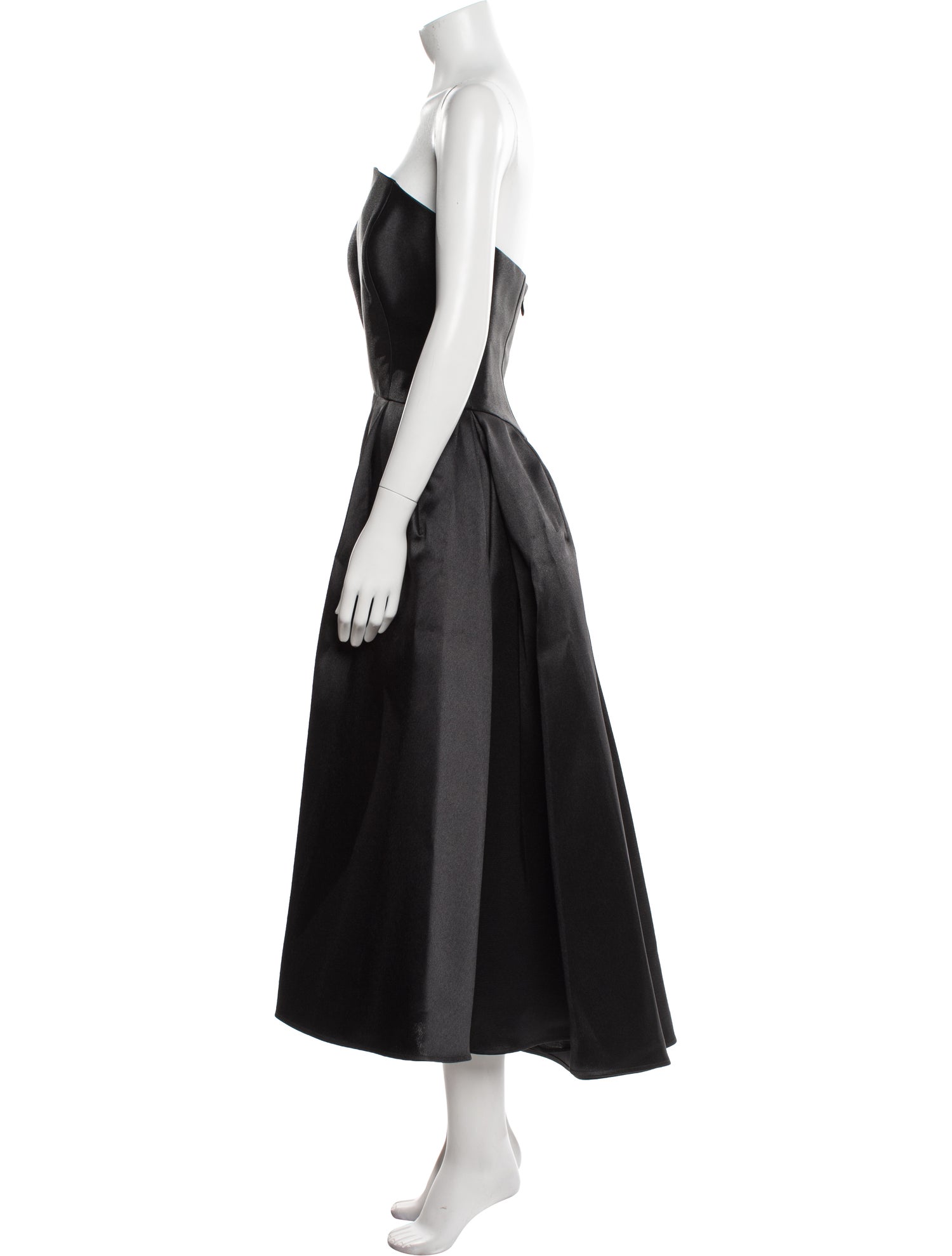 Amsale Strapless Long Dress