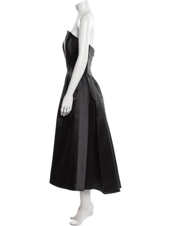 Amsale Strapless Long Dress