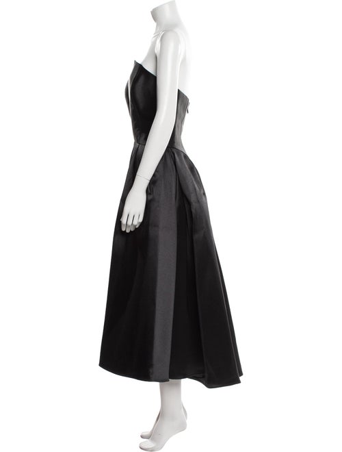 Amsale Strapless Long Dress