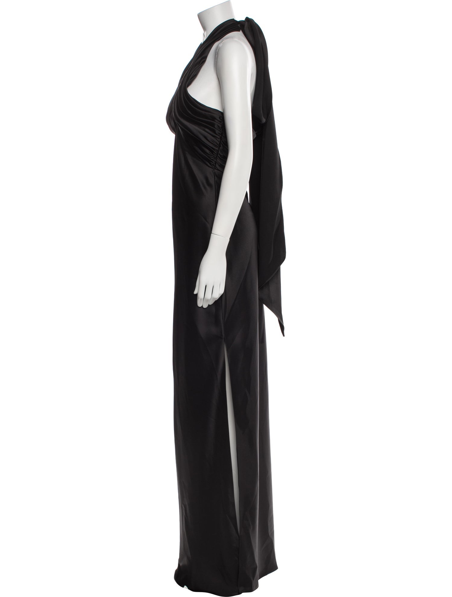 Amsale Halterneck Long Dress