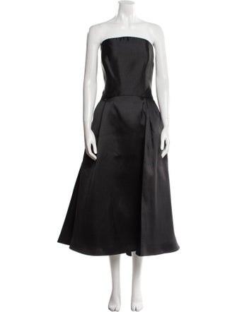 Amsale Strapless Long Dress