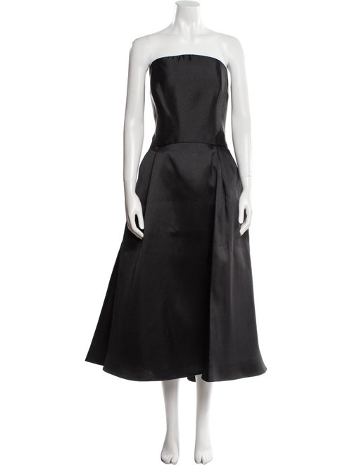 Amsale Strapless Long Dress