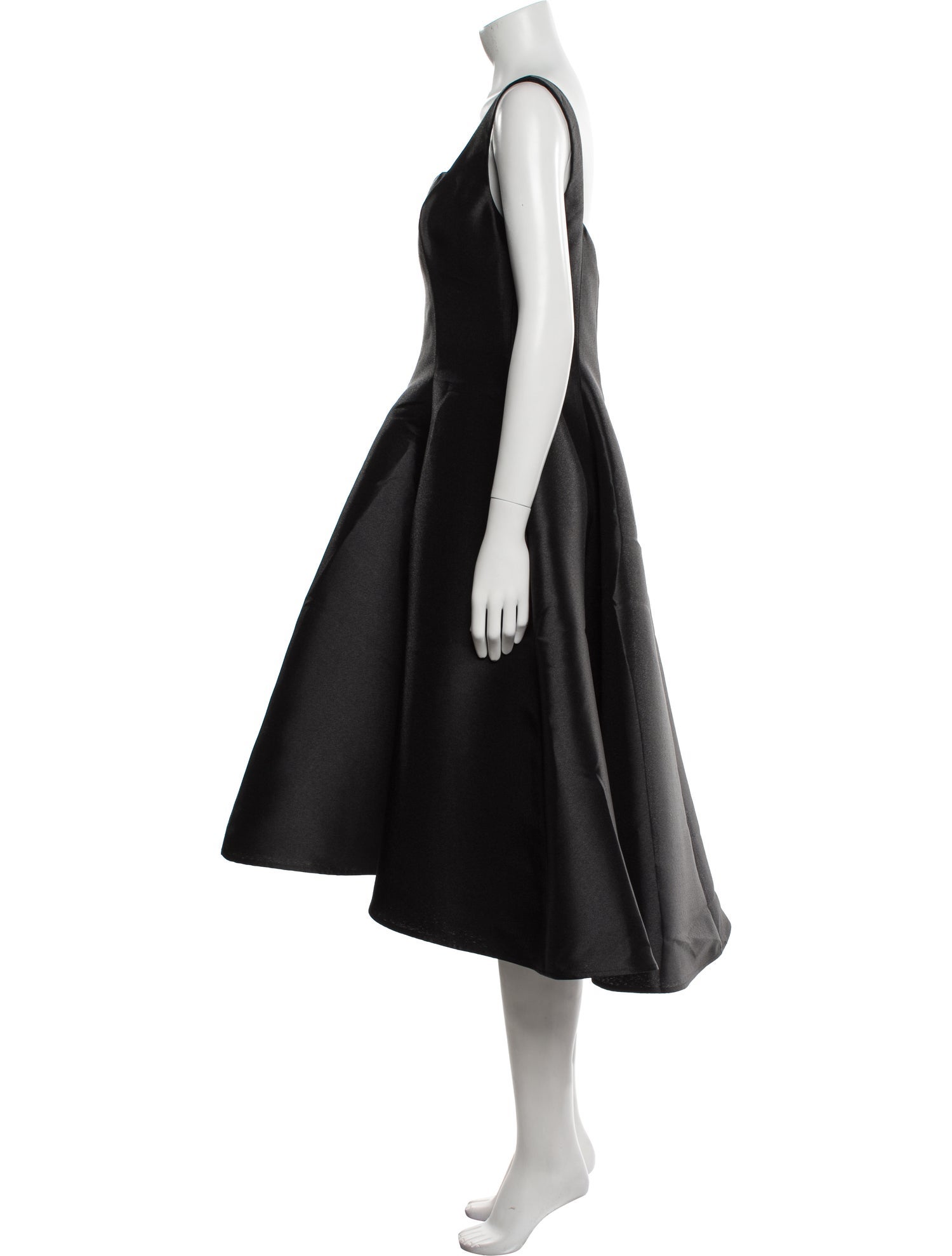 Amsale Square Neckline Long Dress