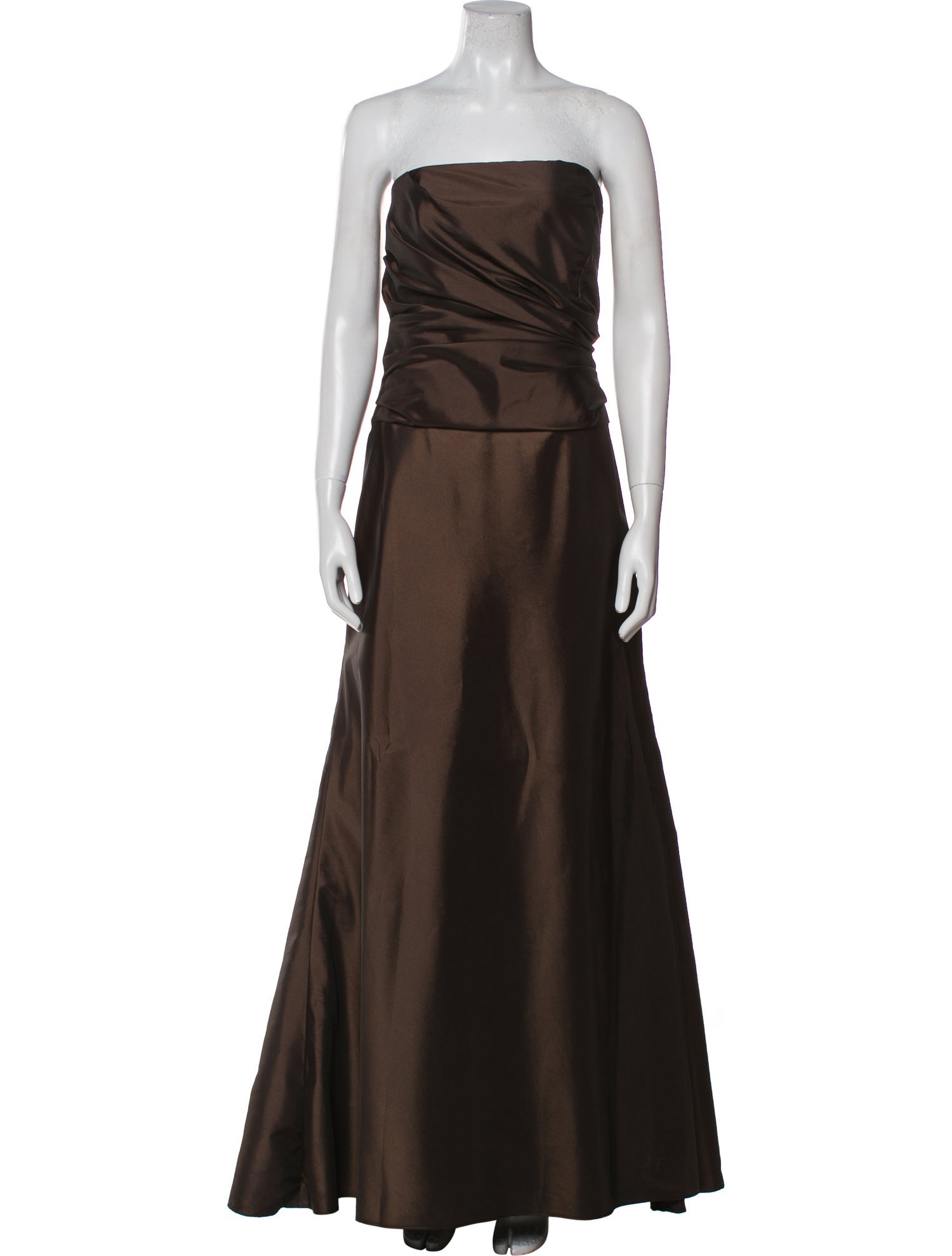 Amsale Strapless Long Dress