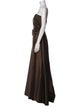 Amsale Strapless Long Dress