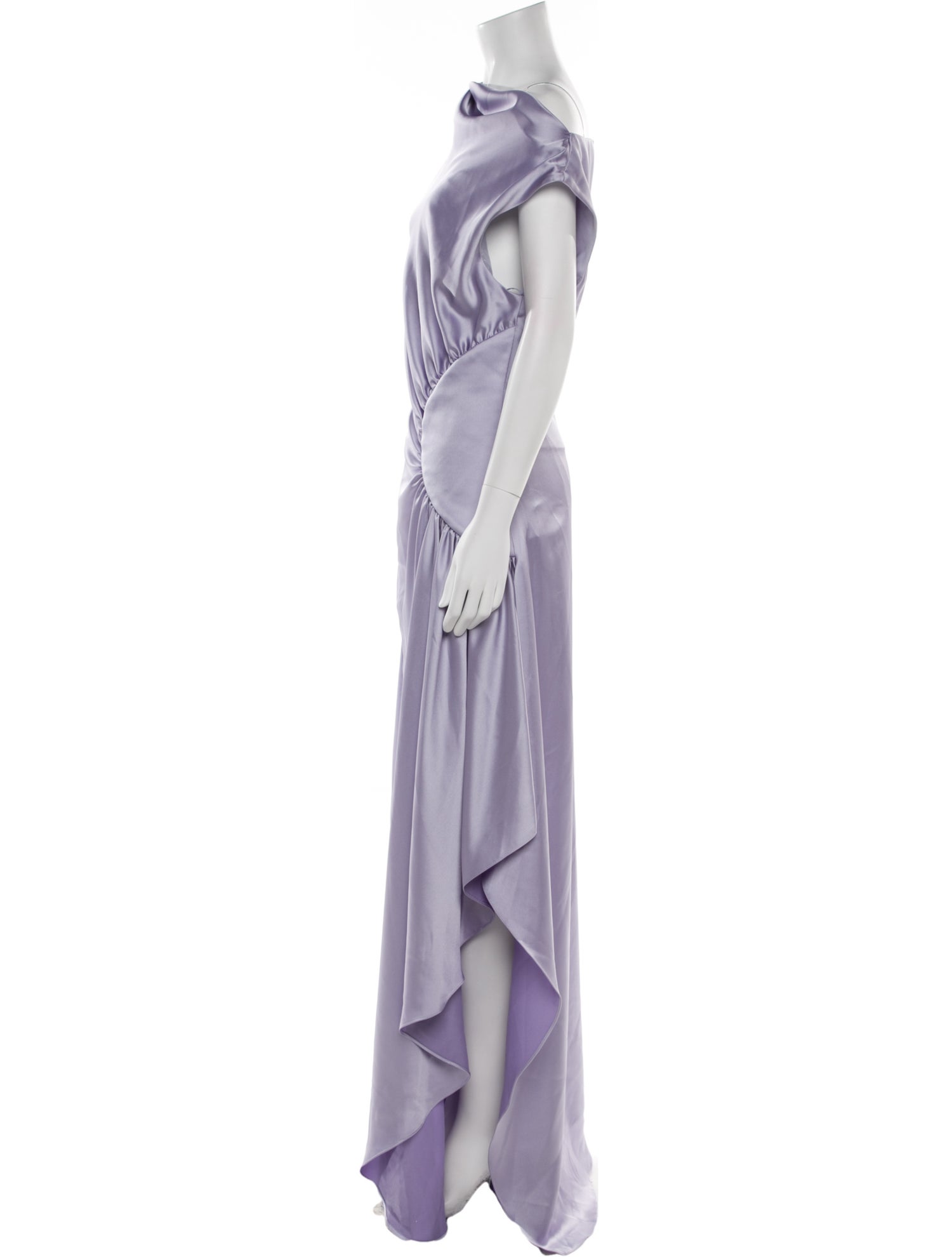 Amsale Asymmetrical Long Dress