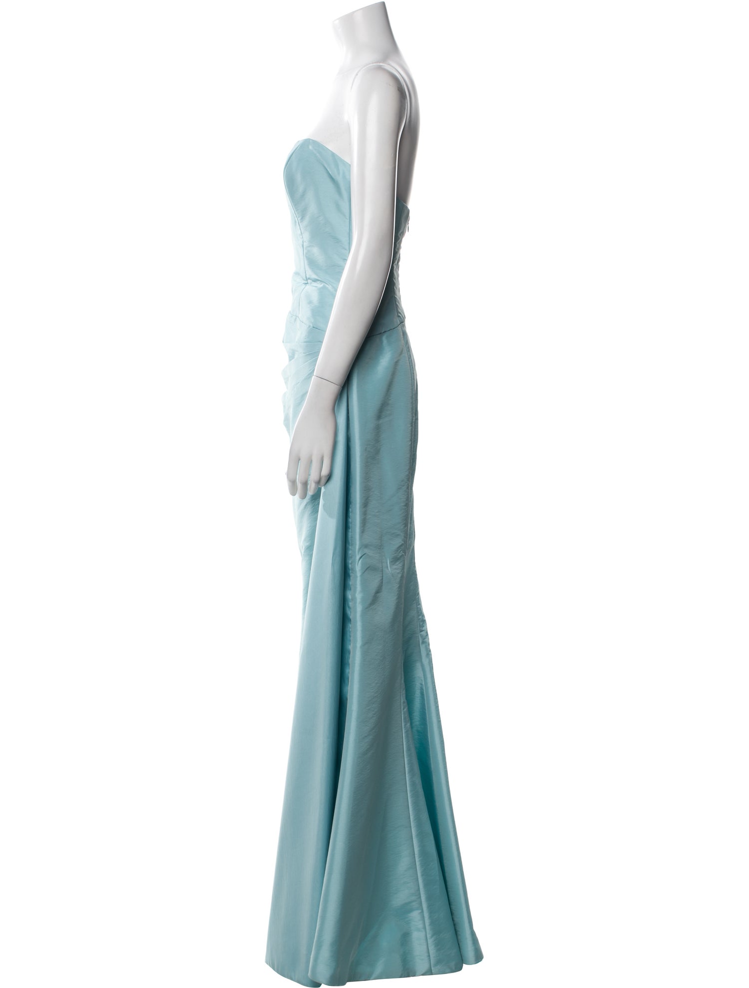 Amsale Strapless Long Dress