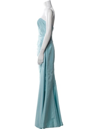 Amsale Strapless Long Dress