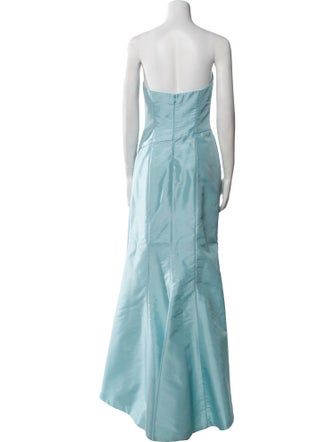 Amsale Strapless Long Dress