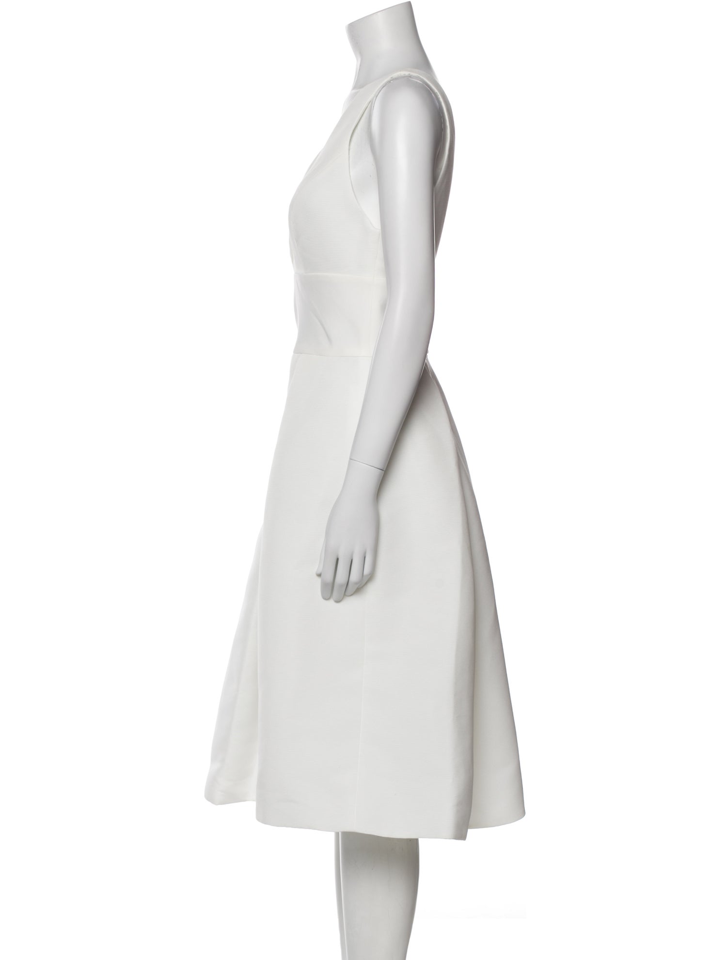 Amsale V-Neck Midi Length Dress w/ Tags