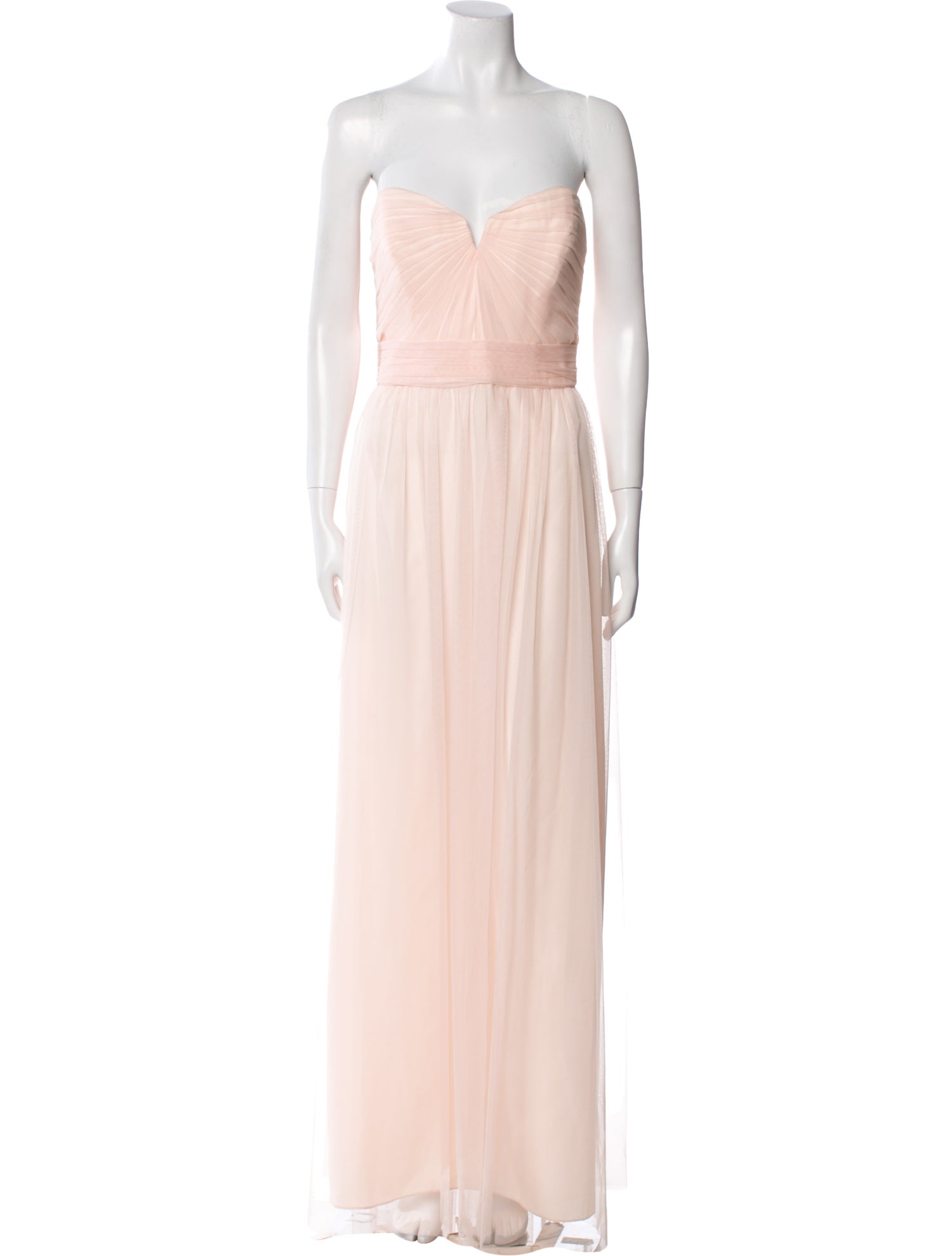Amsale Strapless Long Dress