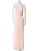 Amsale Strapless Long Dress