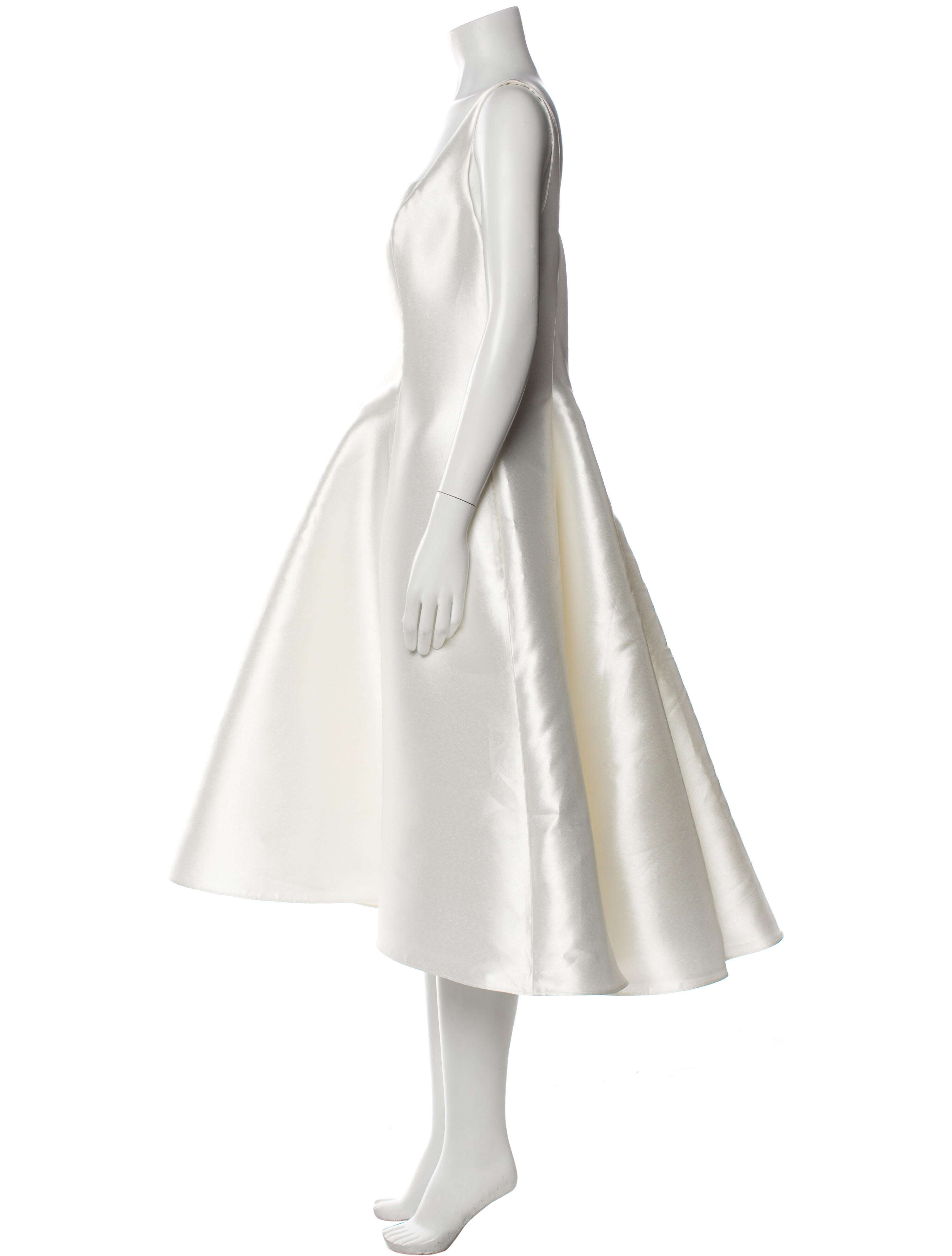 Amsale Square Neckline Long Dress