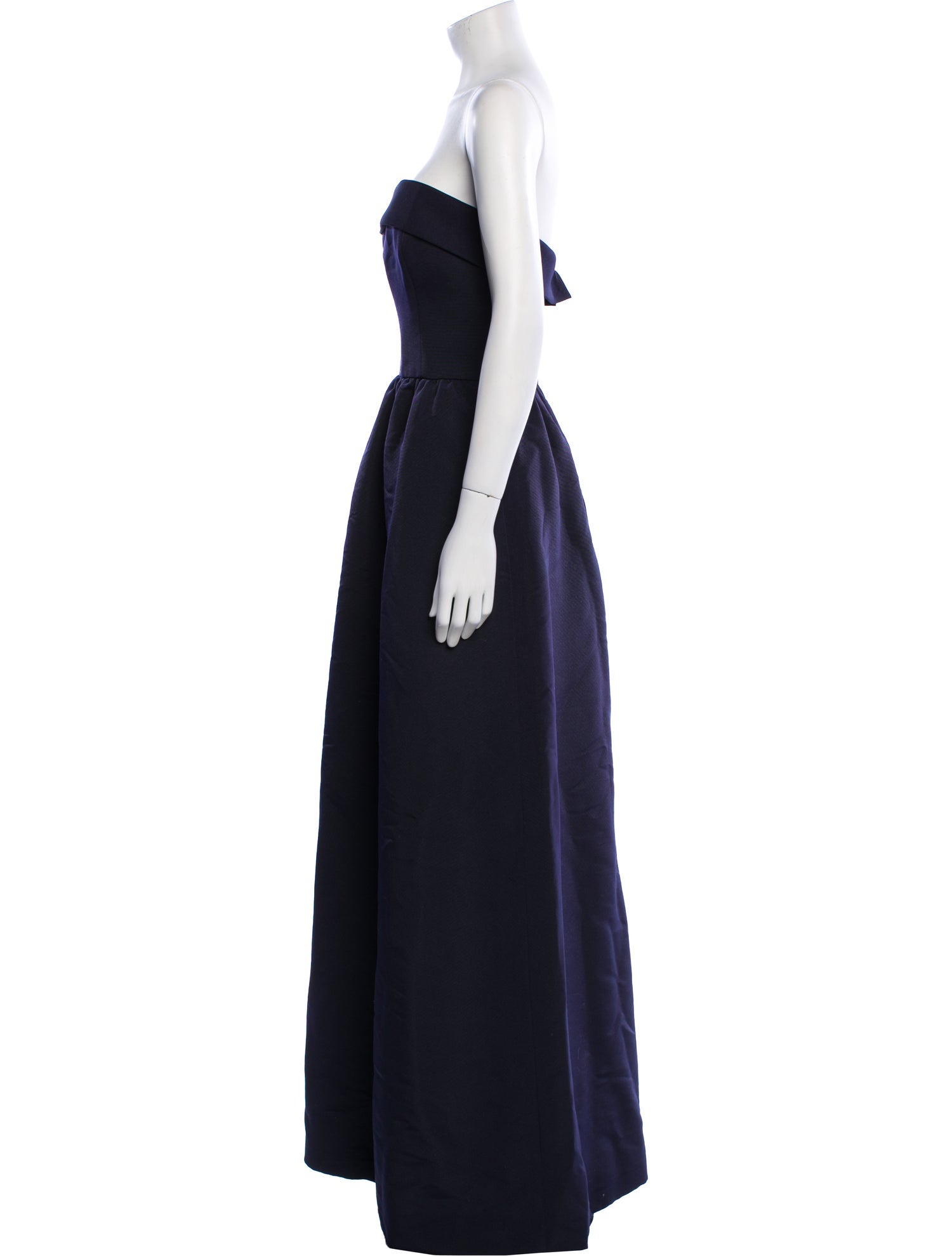 Amsale Strapless Long Dress