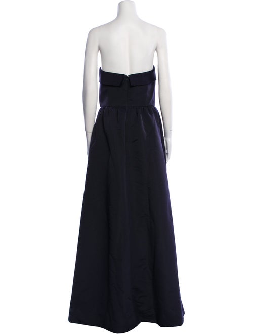 Amsale Strapless Long Dress