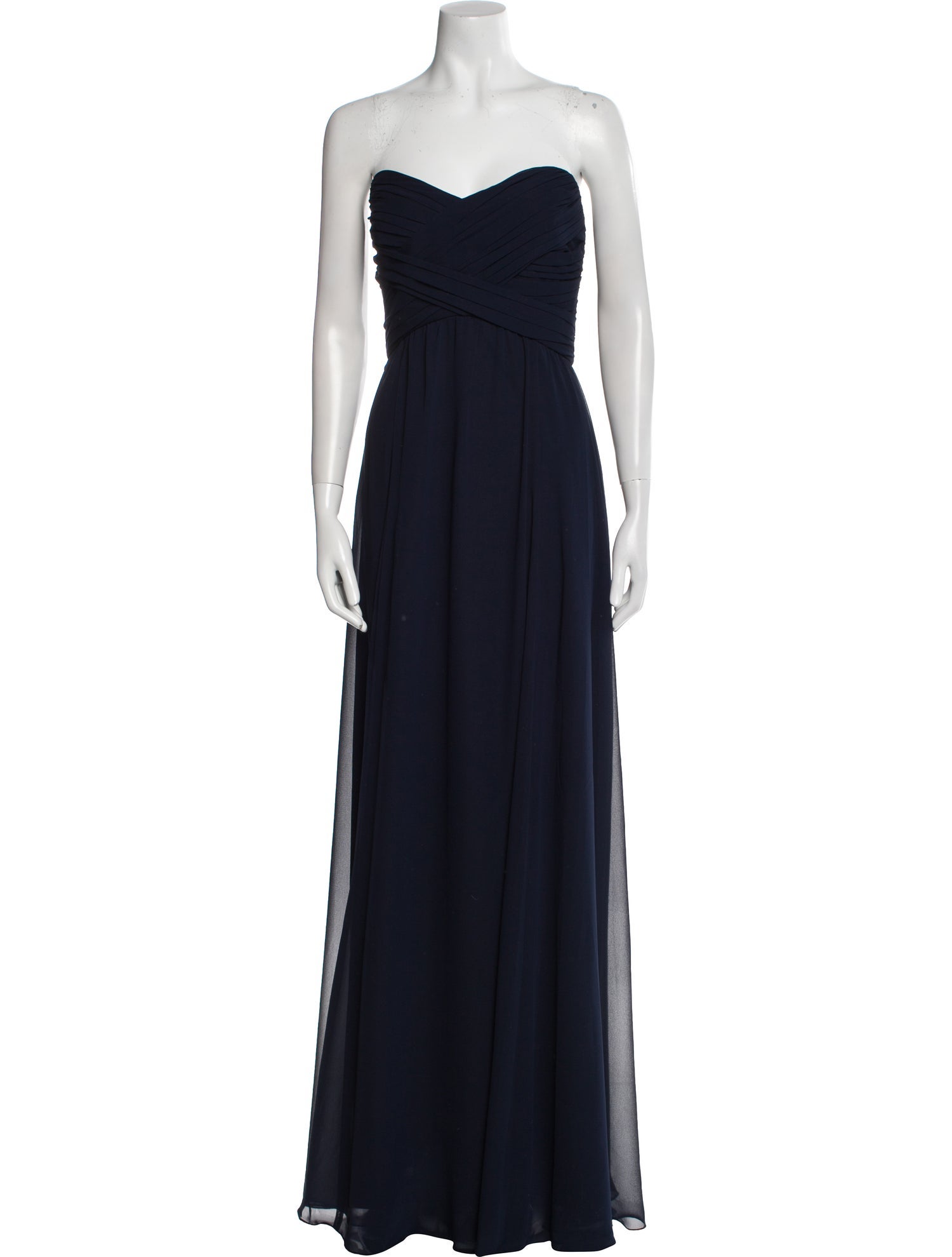 Amsale Strapless Long Dress