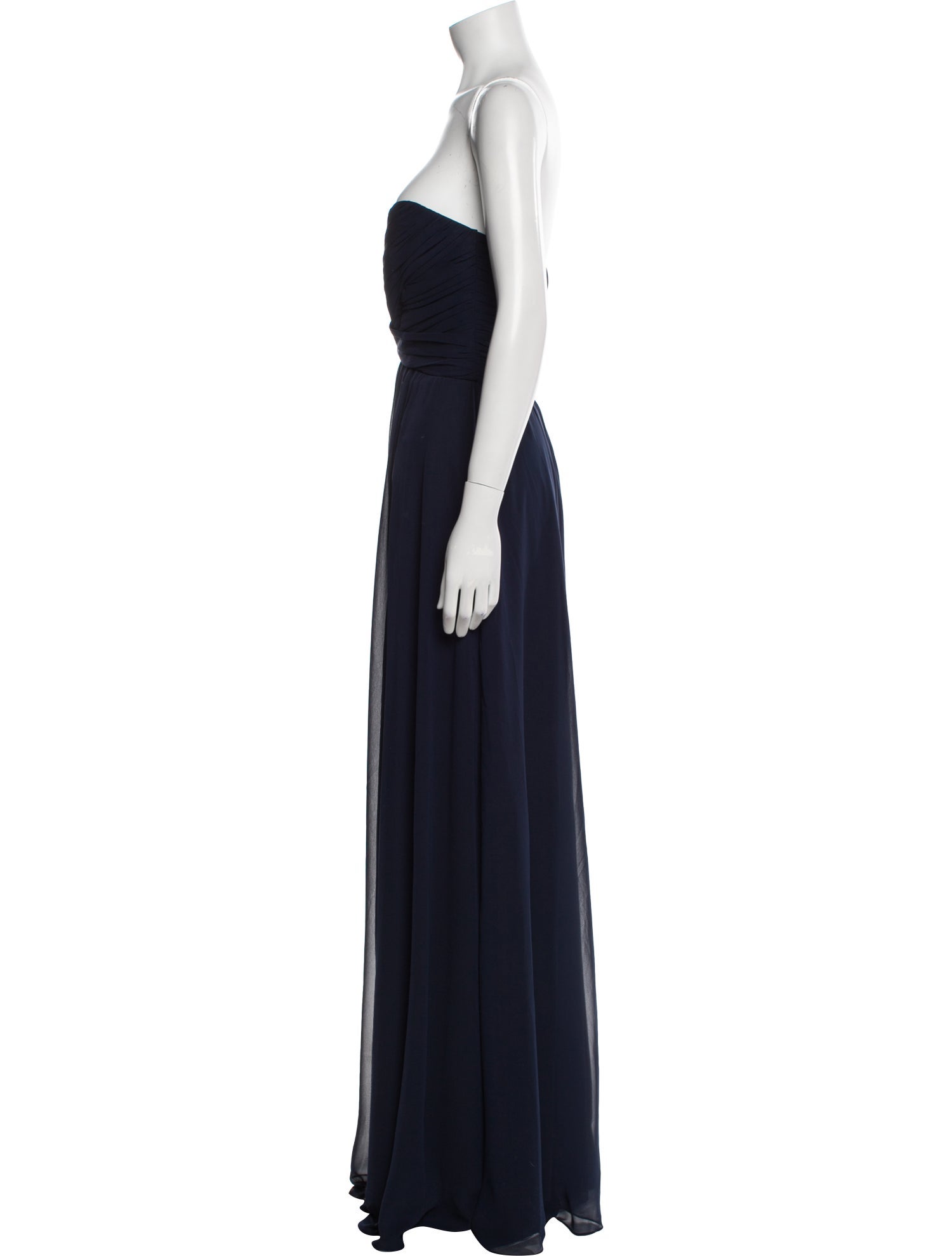 Amsale Strapless Long Dress