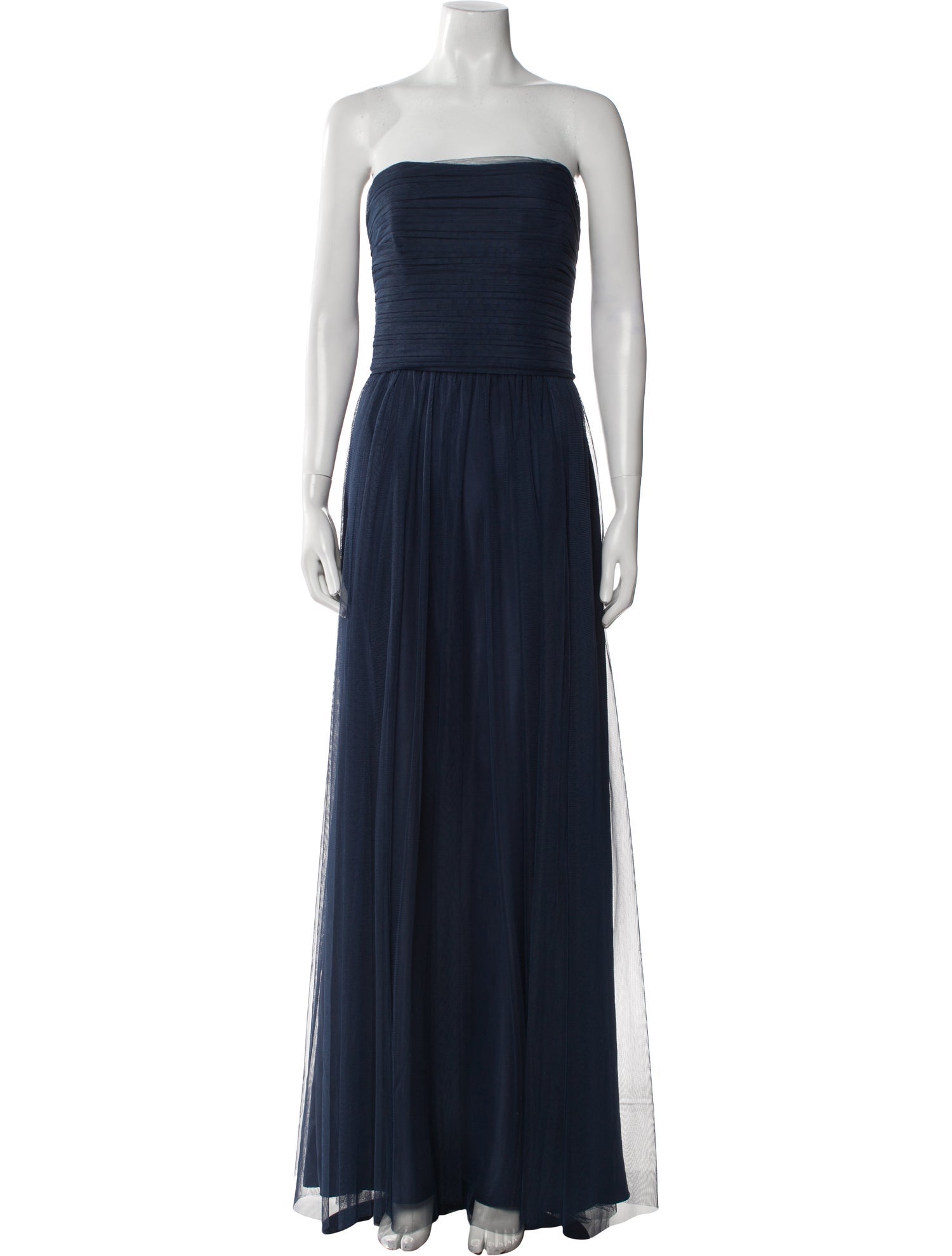 Amsale Strapless Long Dress