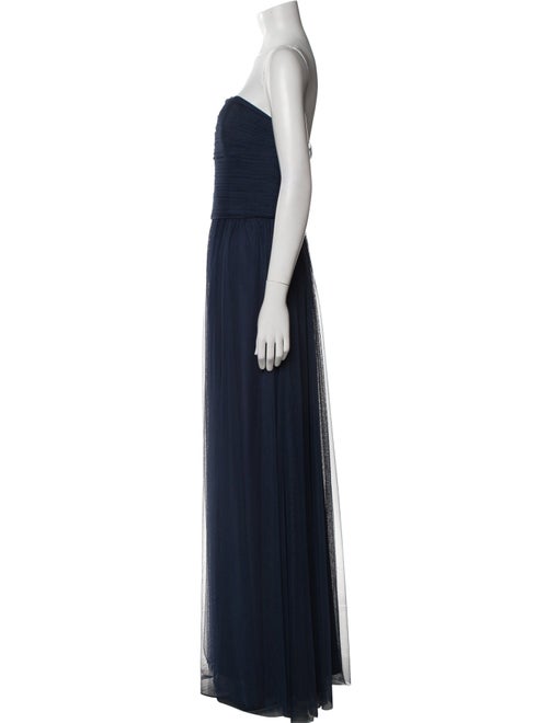 Amsale Strapless Long Dress