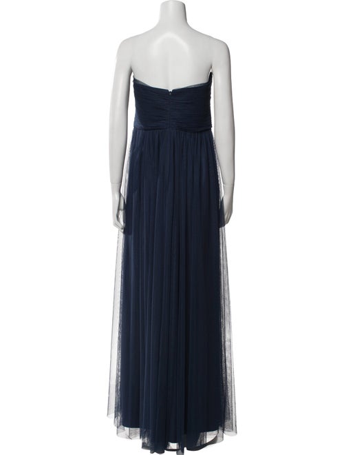 Amsale Strapless Long Dress