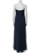 Amsale Strapless Long Dress