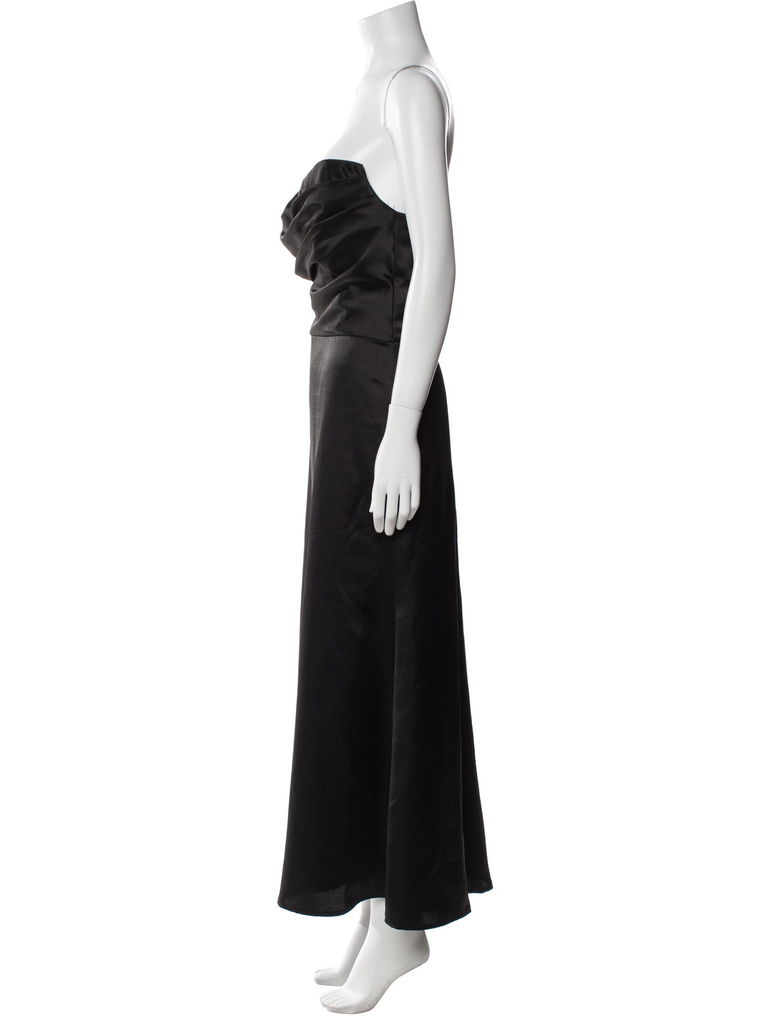Amsale Strapless Long Dress