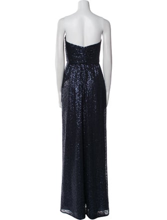 Amsale Strapless Long Dress