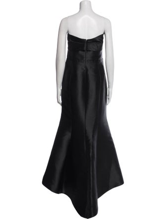 Amsale Strapless Long Dress