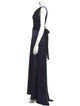 Amsale Cowl Neck Long Dress