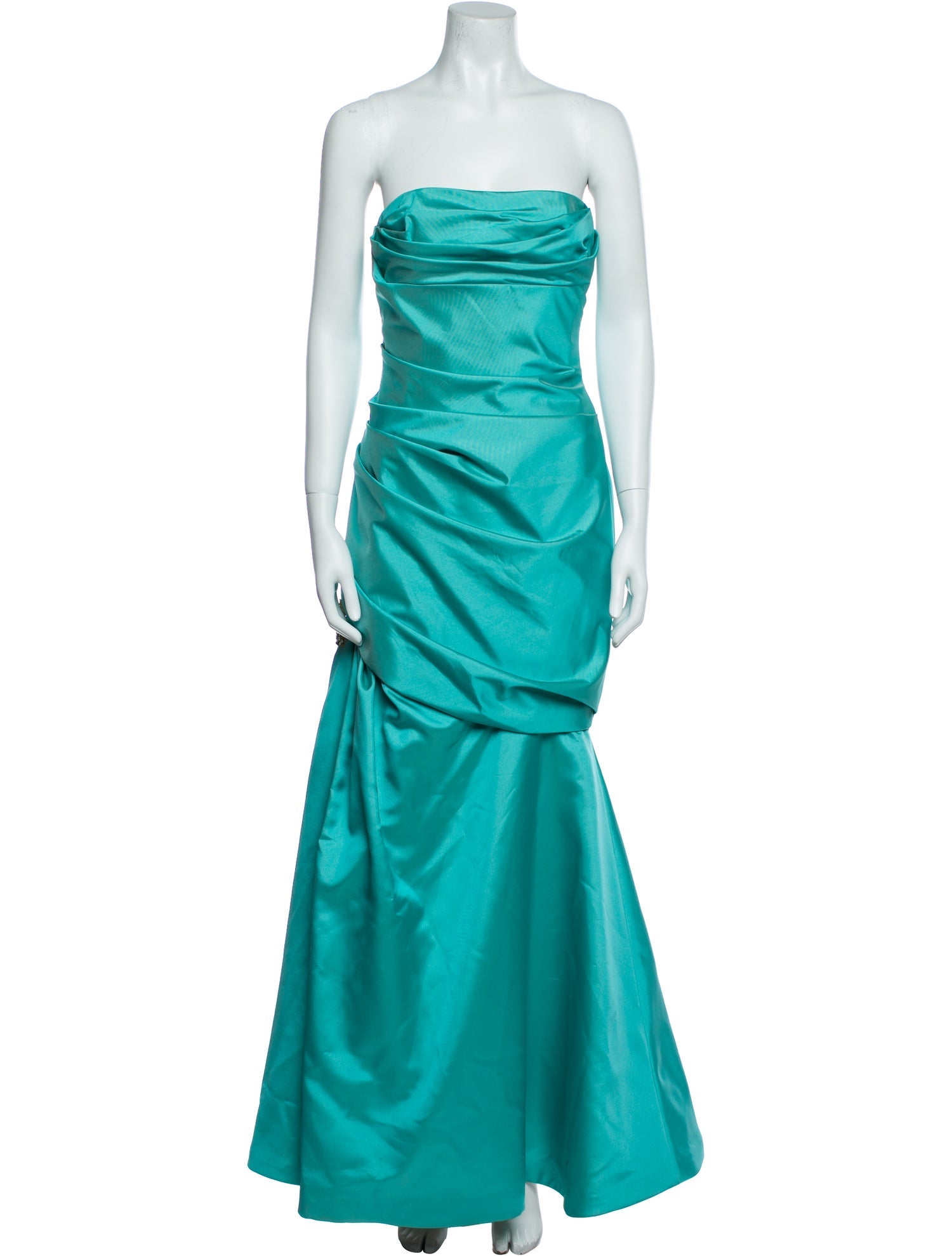 Amsale Strapless Long Dress