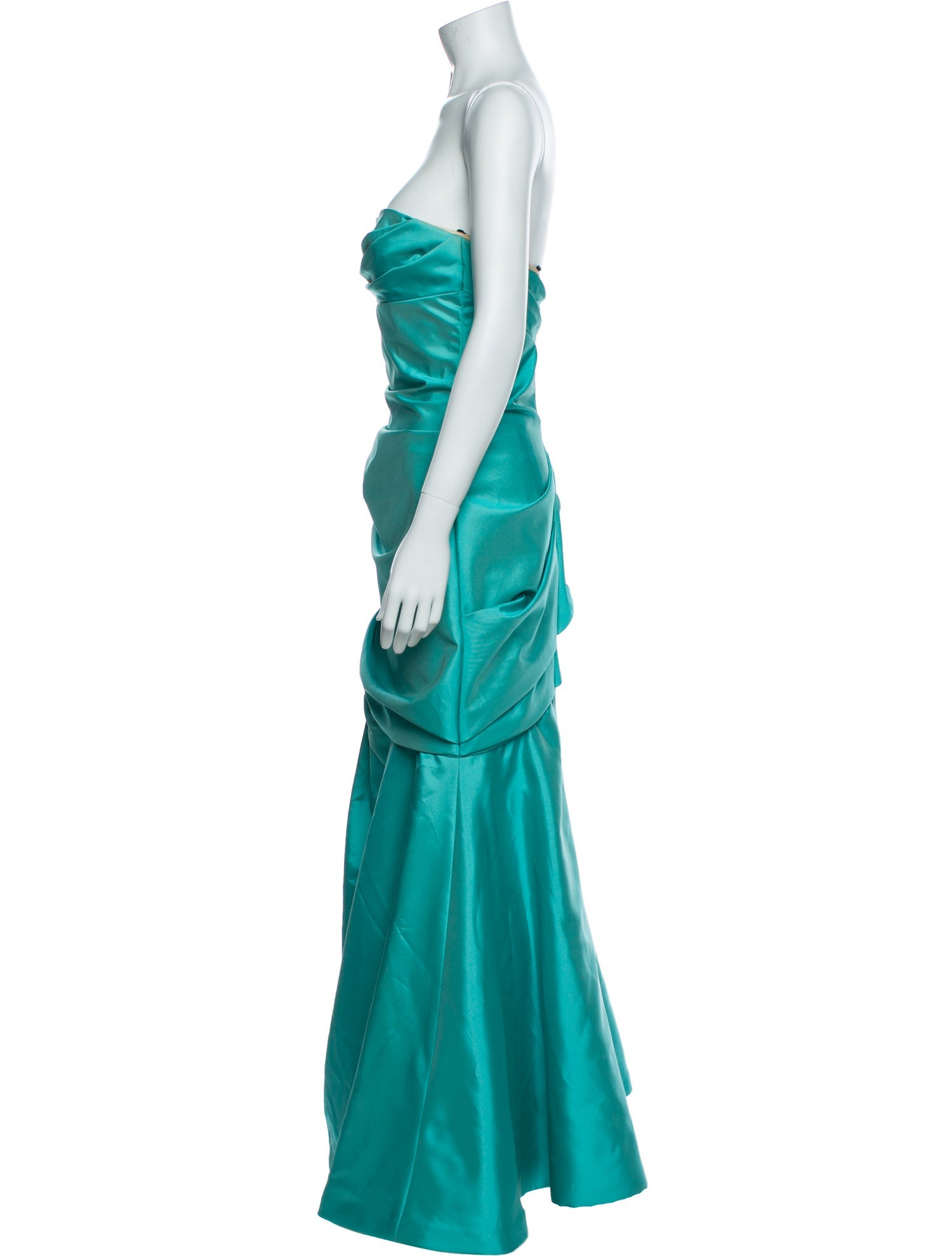 Amsale Strapless Long Dress