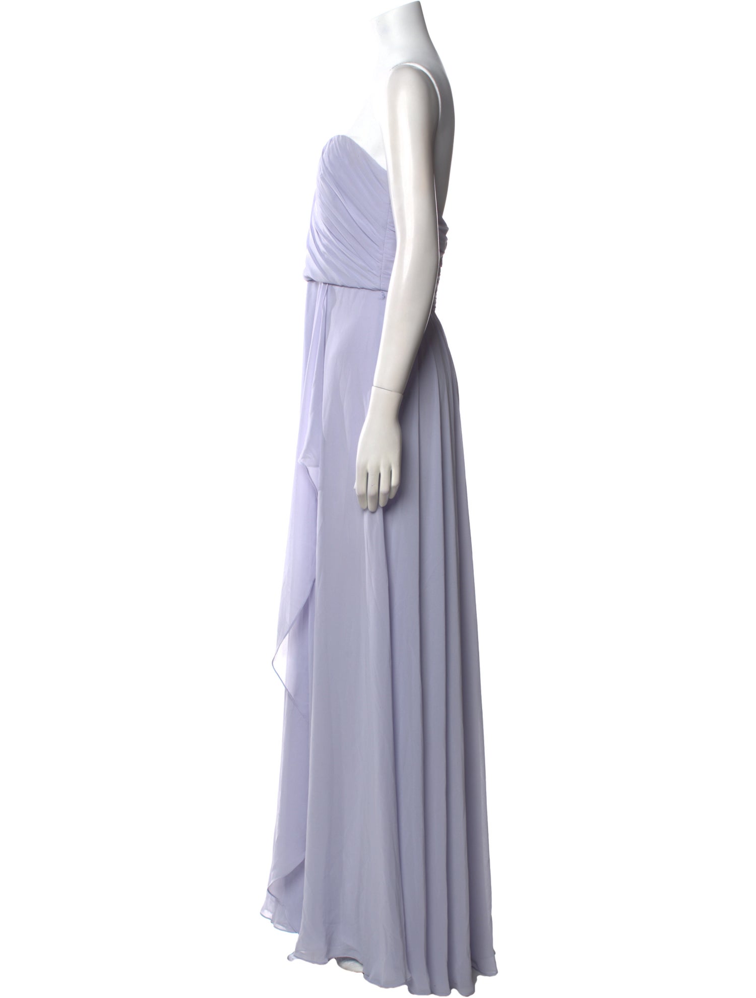 Amsale Strapless Long Dress